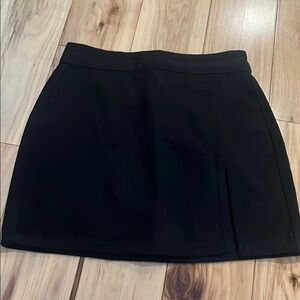 Princess Polly Lioness black mini skirt